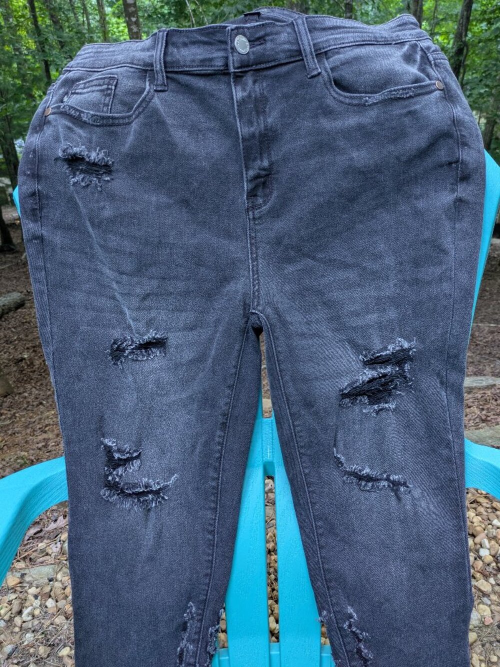 Judy Blue Skinny Fit Capri Size 15 Blk
